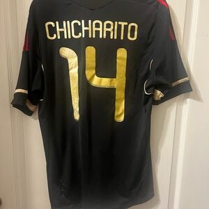 Chicharito Black and Gold Men's Shirt